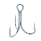 4X Strong Treble Hooks, 5-Pack, Sizes 8 to 3/0
