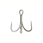 Treble Hook with Swivel, Matte Tin, Sizes #1–#10