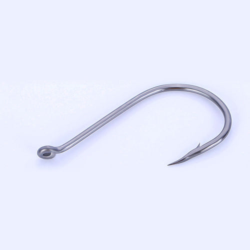 Long Shank Bent Fishing Hooks, Size 14 to 10/0
