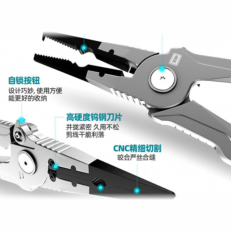 Fish Lip Gripper with Scale & Fishing Pliers