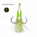 Assist Hooks 2-Pack, Barbed, Sizes 1 to 4/0, Boat Fishing