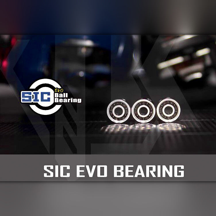 Semi-Ceramic Baitcasting Reel Bearing, 2x5x2.5 to 8x14x4 mm