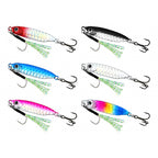 Casting Metal Jig, 7–25 g (0.25–0.88 oz), Bare or Rigged