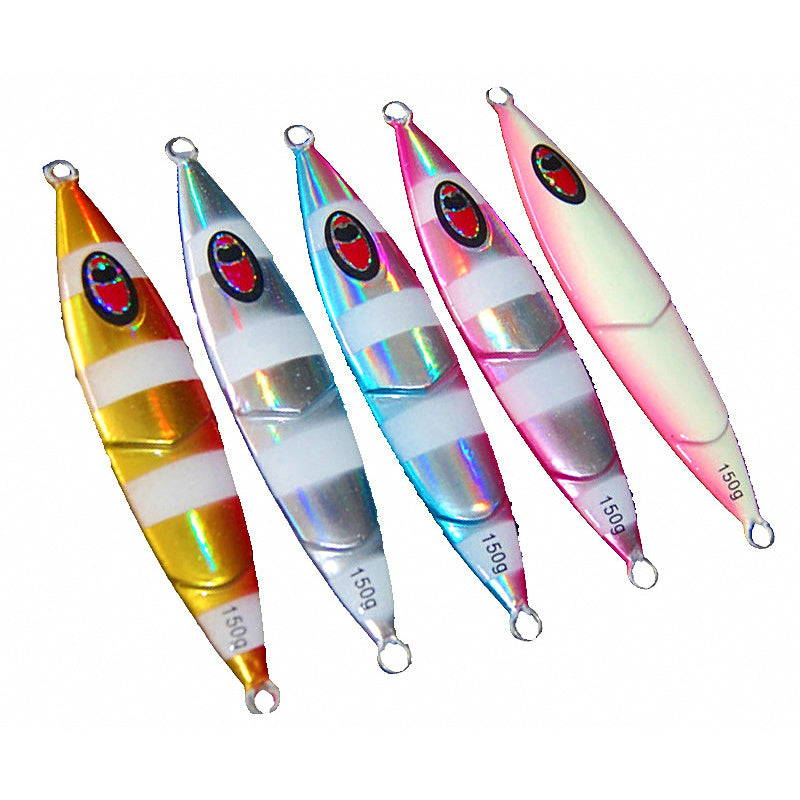 Slow Pitch Jig, 80–250 g (2.8–8.8 oz), Glow Stripe