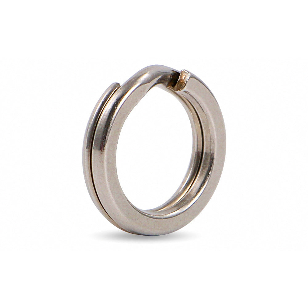 Flattened Stainless Steel Split Rings, Sizes #1–#6