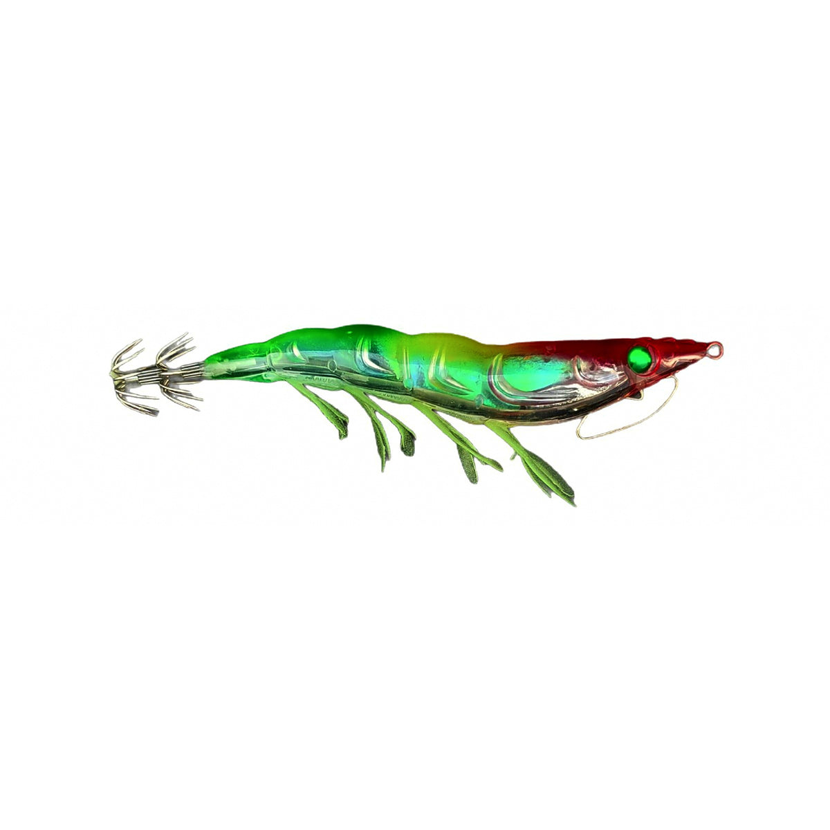 Glow Wooden Shrimp Squid Jig, Size 3.5, Single or 5-Pack