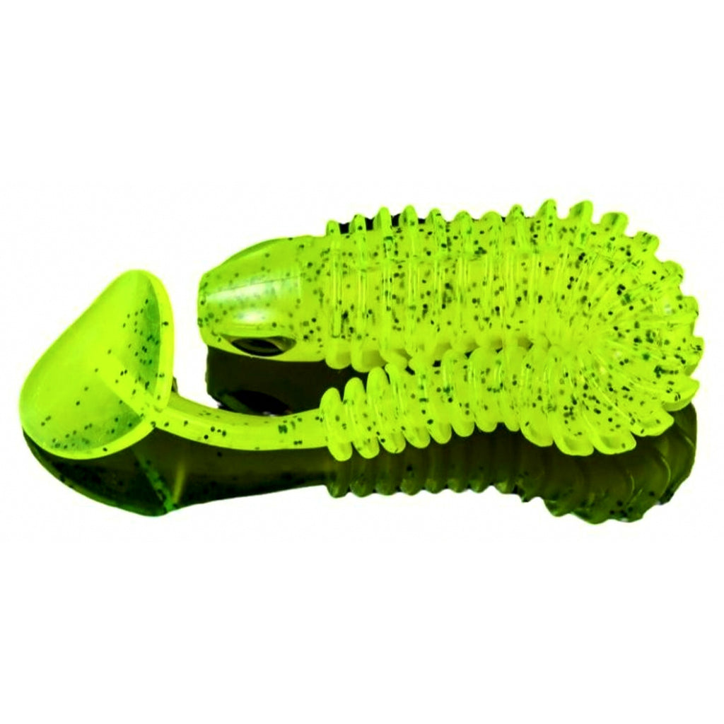 Ribbed T-Tail Soft Plastic Swimbait, 5–11 cm (2–4.3 in)