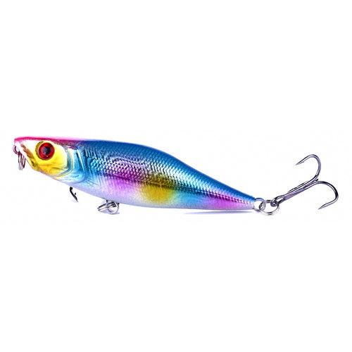 Topwater Popper Lure, 7.5 cm (3 in), 7.5 g (0.26 oz)