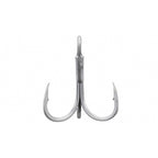 Carbon Steel Treble Hooks, Barbed, Plain or Feathered