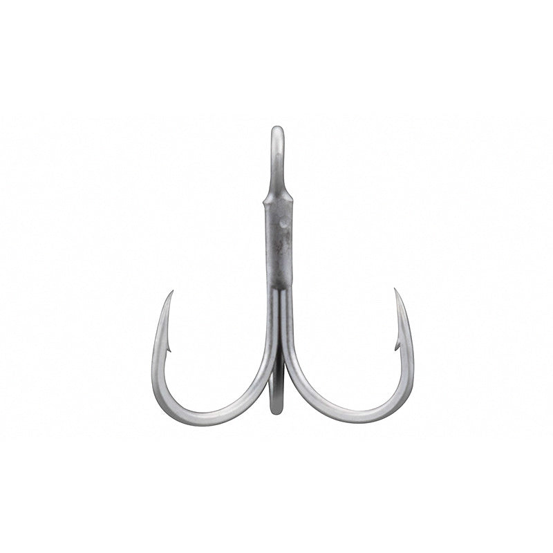 Carbon Steel Treble Hooks, Barbed, Plain or Feathered