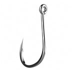 Iseni Barbed Eyed Hooks, 50-Pack, Sizes 1–22