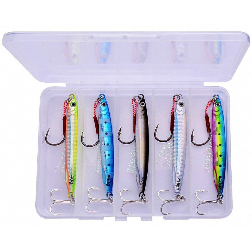 Glow Metal Casting Jig with Treble Hook, 7–40 g (0.2–1.4 oz)