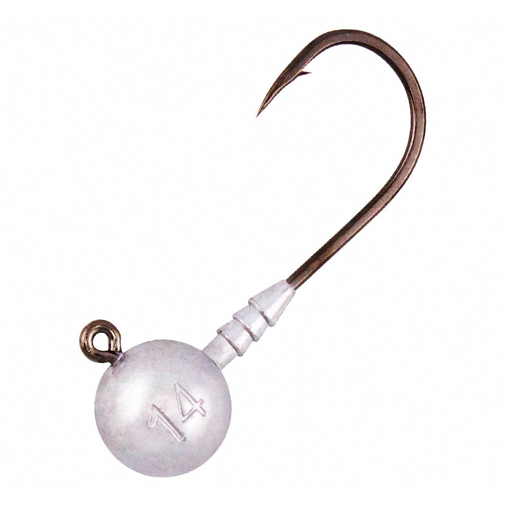 Lead Jig Head Hooks for Soft Baits, 3.5–14 g (0.12–0.49 oz)