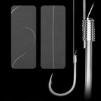 Pre-Tied Offset Chinu Hooks on 1 m (39 in) Nylon Leader