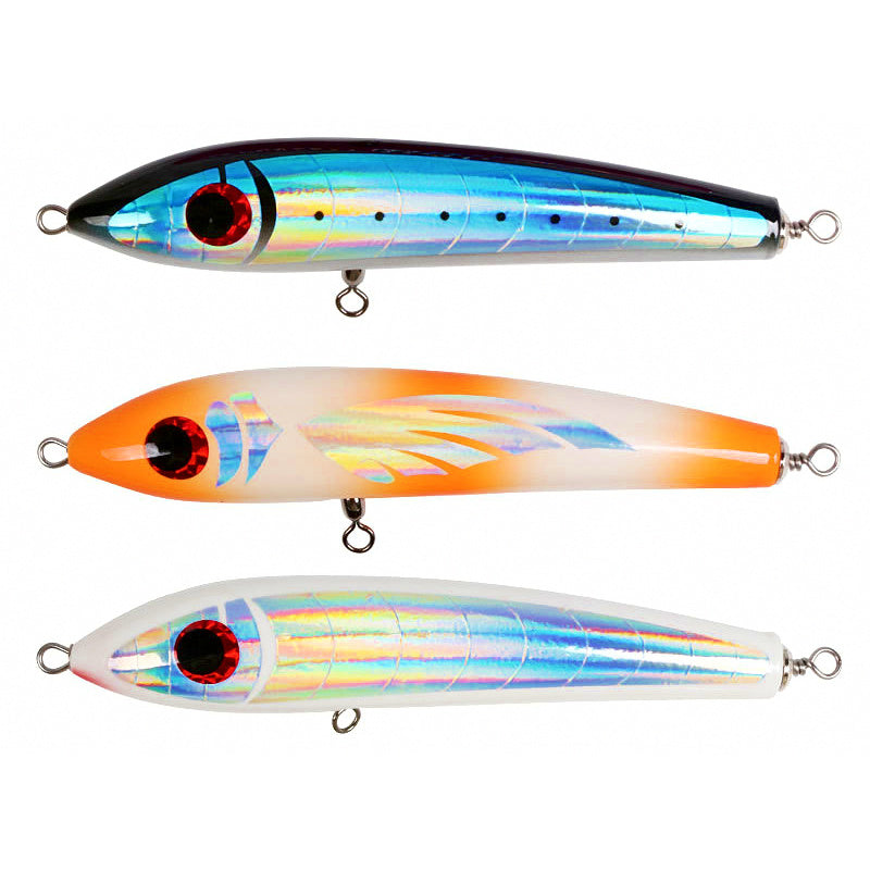Wooden Pencil Topwater Lure, 90 g (3.2 oz), 23 cm (9 in)