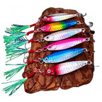Metal Jigs with Double Hooks, 5-Pack, 7–30 g (0.25–1.06 oz)