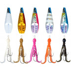 Inchiku Jig, 80–150 g (2.8–5.3 oz), Bare or With Hooks