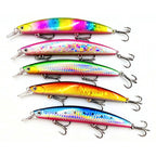 Long Cast Floating Minnow Hard Bait, 25 g (0.9 oz), 3 Hooks
