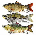 6-Segment Jointed Swimbait Hard Lure, Saltwater