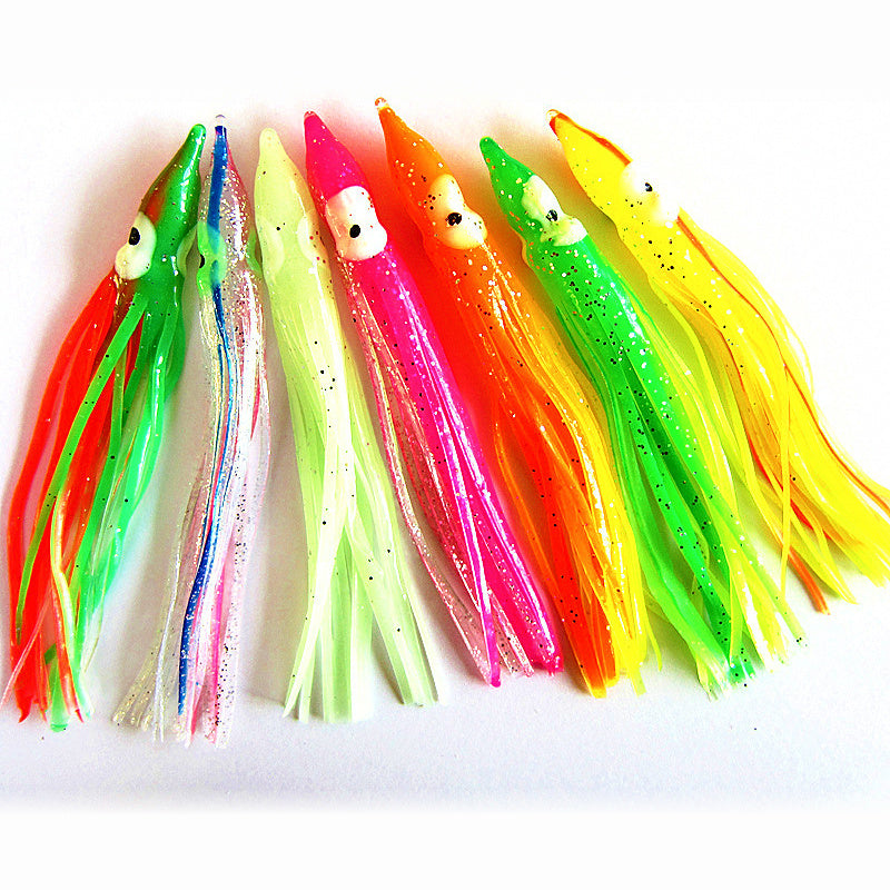 Soft Octopus Squid Lure, 5–30 cm (2–12 in)
