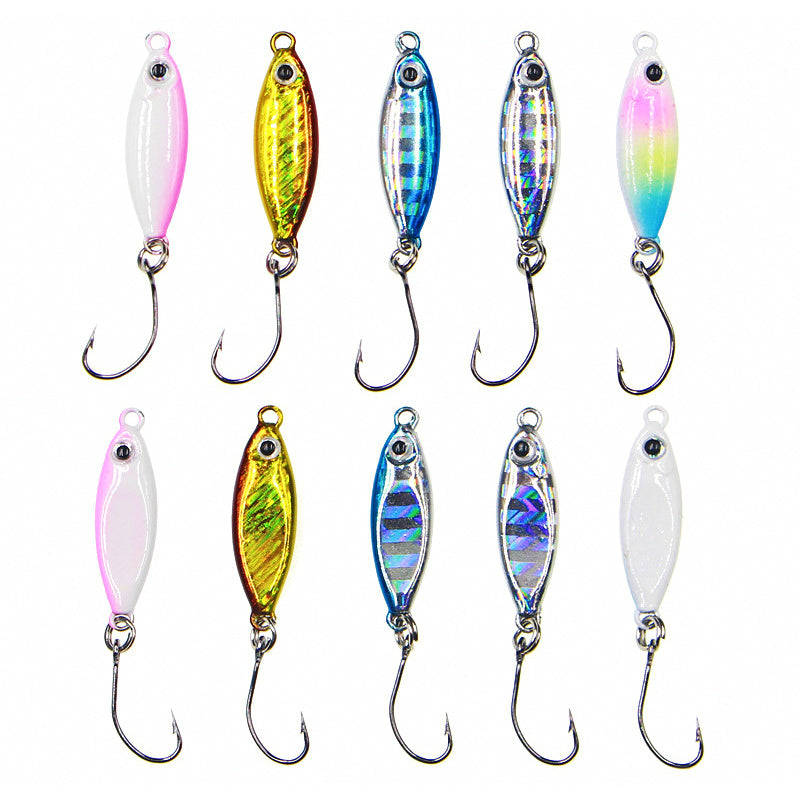 Micro Jig Single Hook Metal Jig, 3.3–5.5 g (0.12–0.19 oz)