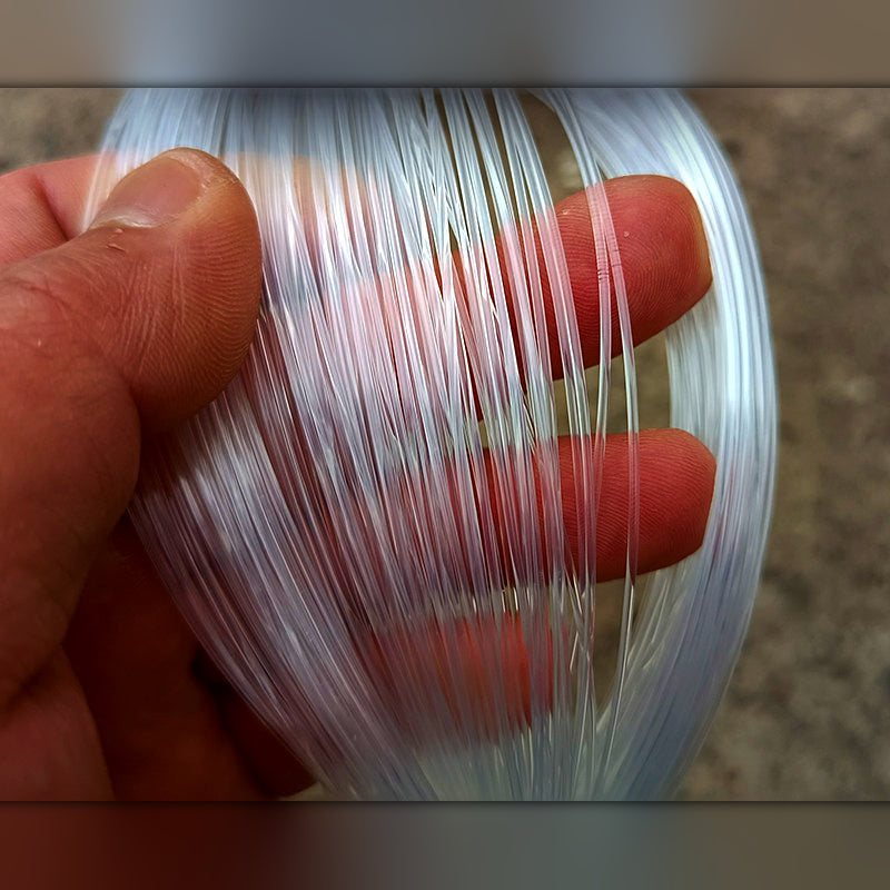 Heavy Clear Nylon Monofilament Line, 1.0–3.5 mm (0.039–0.138 in)