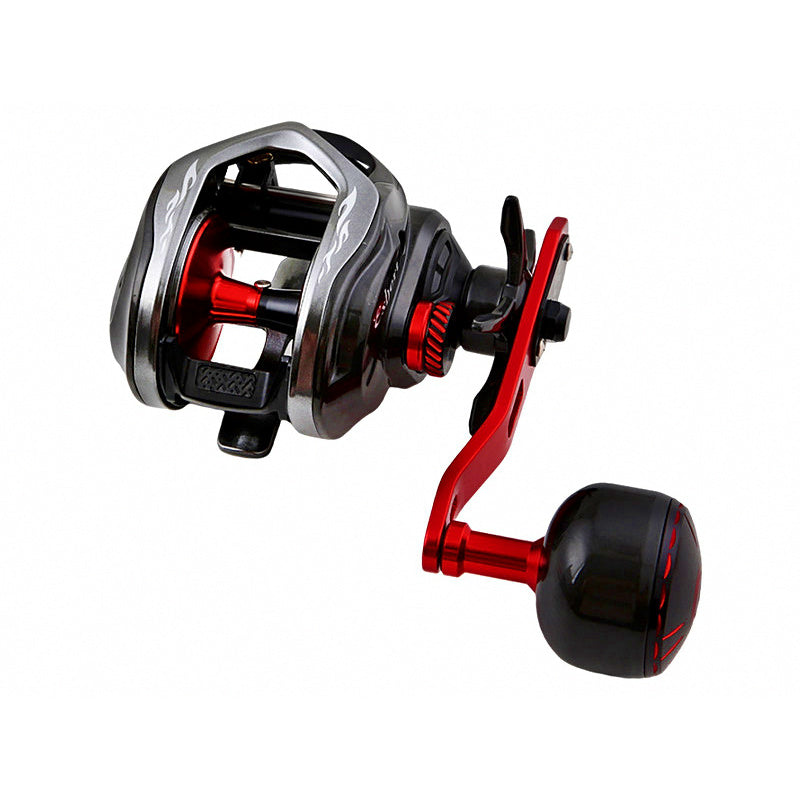 Saltwater Baitcasting Reel, Wide Body Teardrop, 7 Bearings