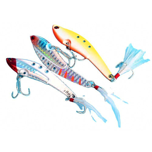 VIB Blade Bait Vibration Lure with Treble Hook, 18-30 g
