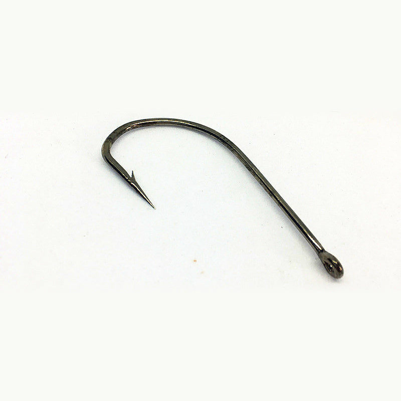 Long Shank Barbed Offset Hooks, Tube Style, Sizes #5–#36