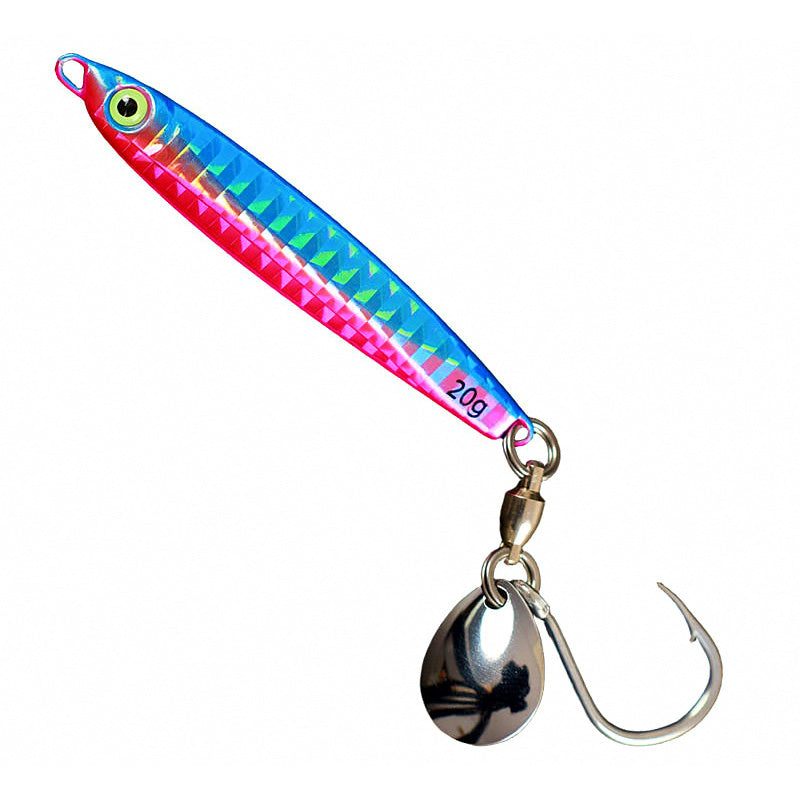 VIB Blade Bait Lure 5-Pack with Spinner Blade, 20–60 g (0.7–2.1 oz)