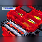 Sit-On Hard Tackle Box with Rod Holder Option, 6 L / 12 L