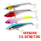 VIB Sinking Vibration Lure, 13.5 cm, 73 g (2.6 oz)