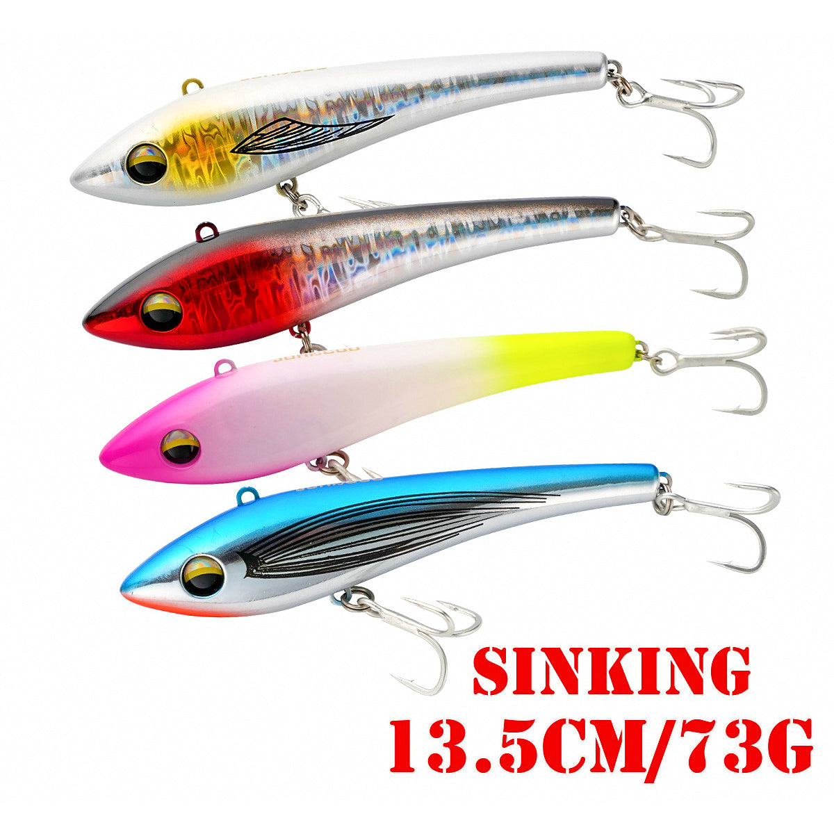 VIB Sinking Vibration Lure, 13.5 cm, 73 g (2.6 oz)