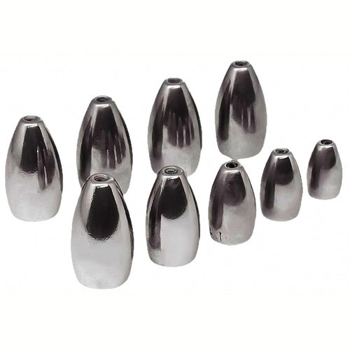 Tungsten Bullet Sinkers, Texas Rig, 2.7–12.5 g (0.1–0.44 oz)