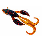 Threaded Shrimp Soft Bait, Devil Green, 8 pcs