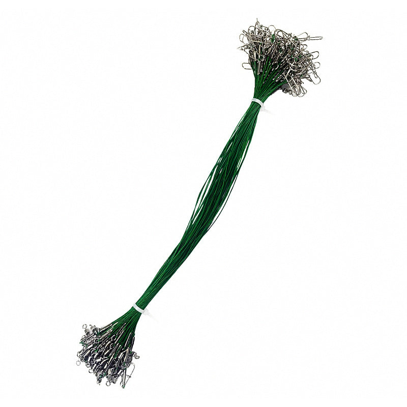 Coated Steel Wire Leader, 30 cm (12 in) Bite-Proof