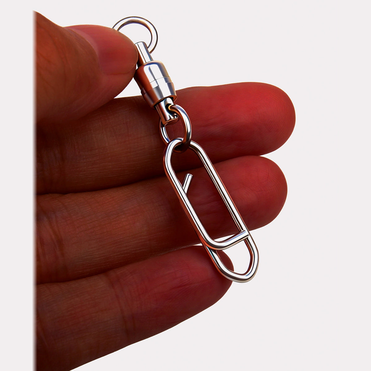 Stainless Steel Lure Snaps, Sizes #1–#5, 50/100 Pack