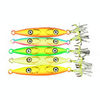 Glow Metal Jig with Rear Squid Hook, 200–250 g (7.1–8.8 oz)