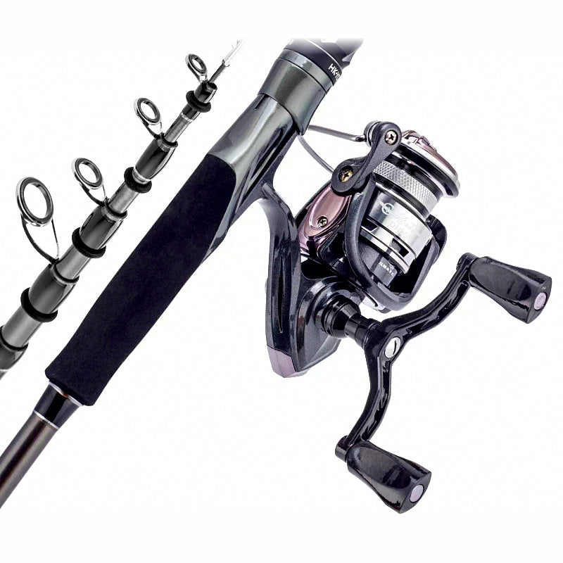 Telescopic Spinning Rod, Carbon, 1.8–2.4 m (5.9–7.9 ft)