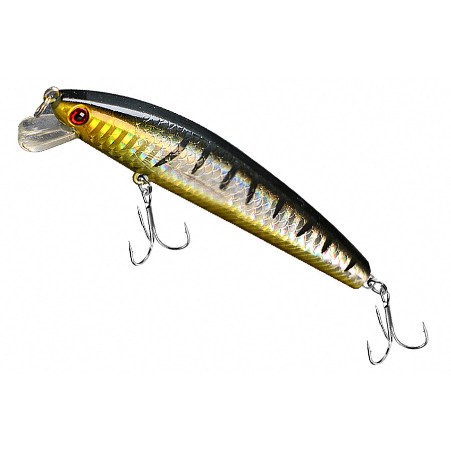 Floating Minnow Lure with Rattle, 10 cm / 9 g (3.9 in / 0.32 oz)