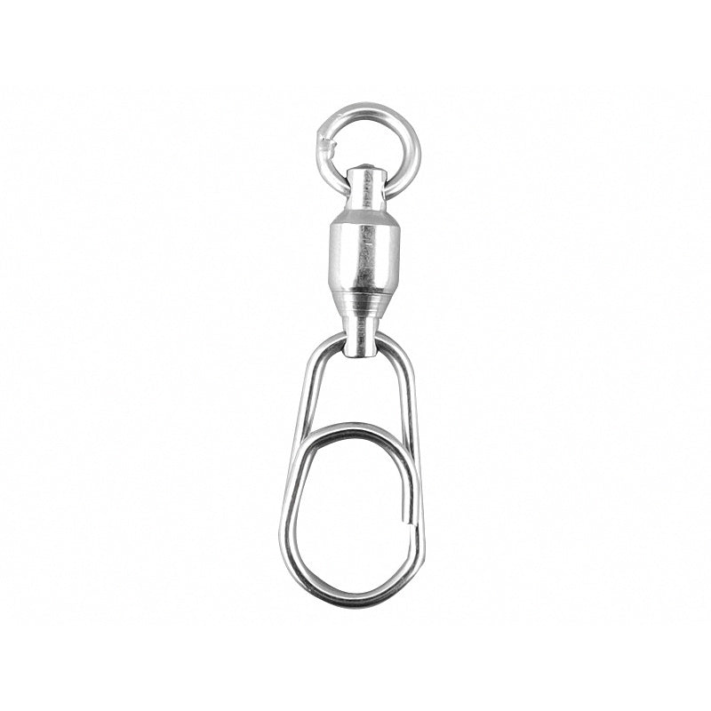 Stainless Steel Ball Bearing Swivel with Snap, 5 Pack
