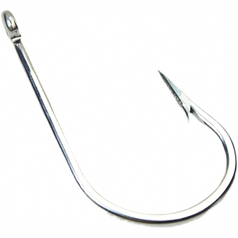 Barbed Stainless Steel Hooks, Sizes 1/0–9/0, 5 per Pack