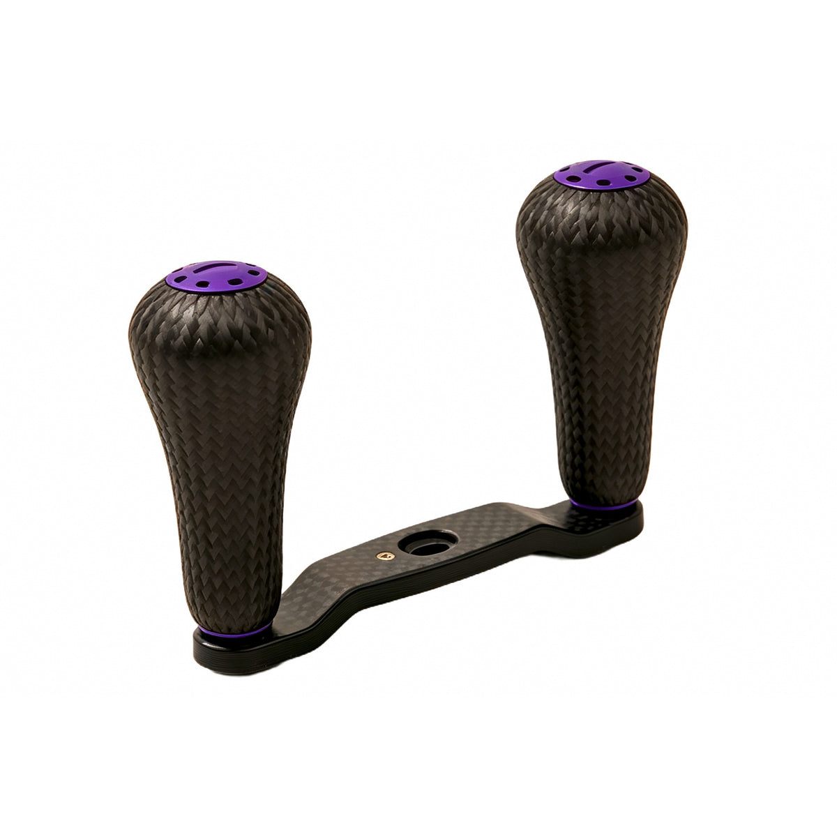 Carbon Fiber Baitcaster Reel Handle, Large Knob, 110–120 mm