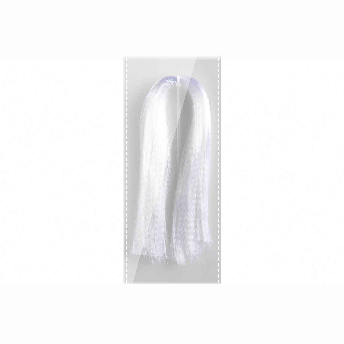 UV White Hook Tying Strands, 30 cm (11.8 in), 5 g Pack