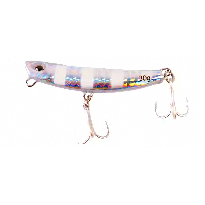 Metal Casting Jig, 10–60 g (0.35–2.1 oz), Bare or With Hooks