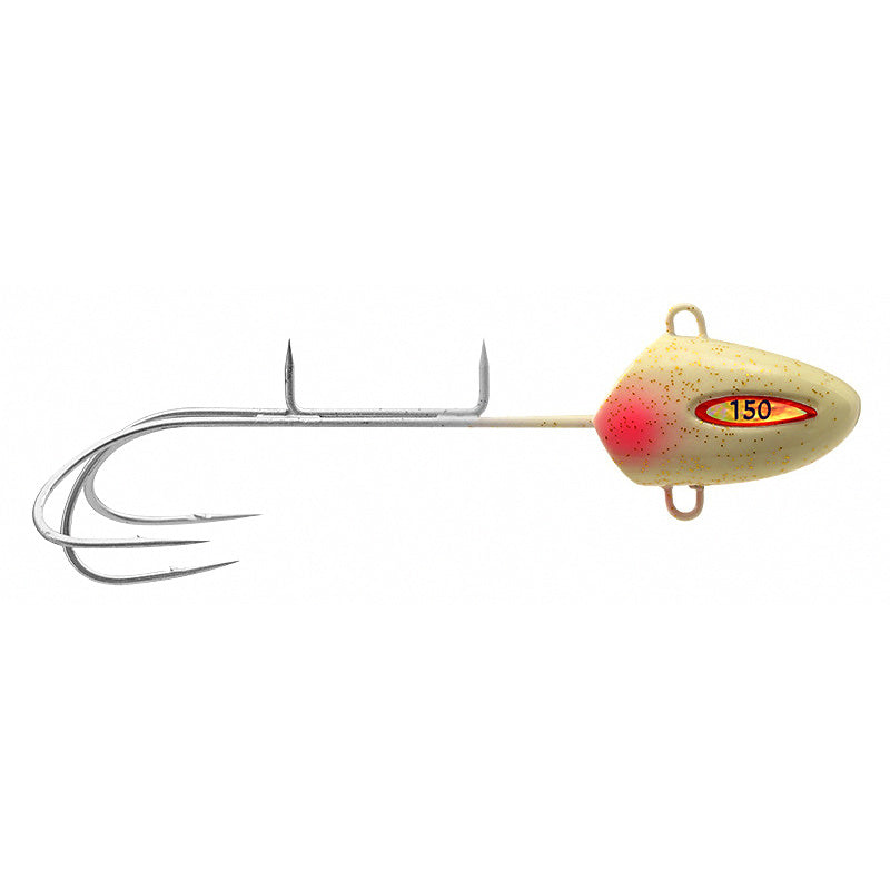Glow Cutlassfish Jig, 150–300 g (5.3–10.6 oz), Double or Triple Hook