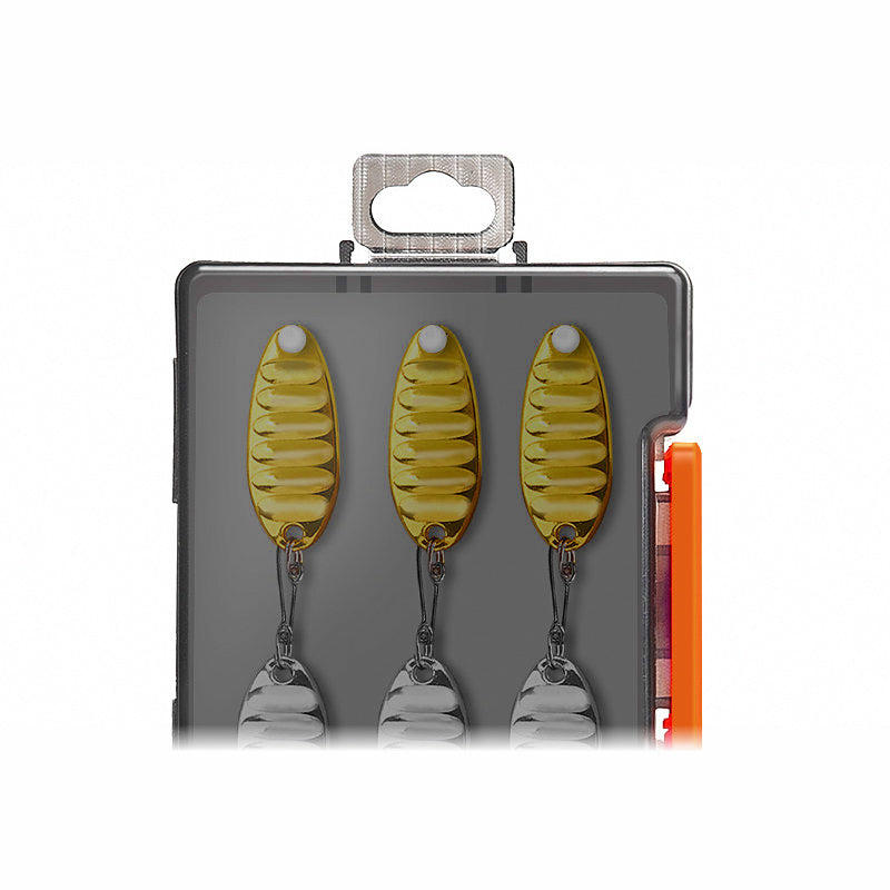 Micro Flat Spoon Lure Set, 1.5–12 g (0.05–0.42 oz)