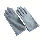 Winter Touchscreen Gloves, Thermal Fleece-Lined, Windproof
