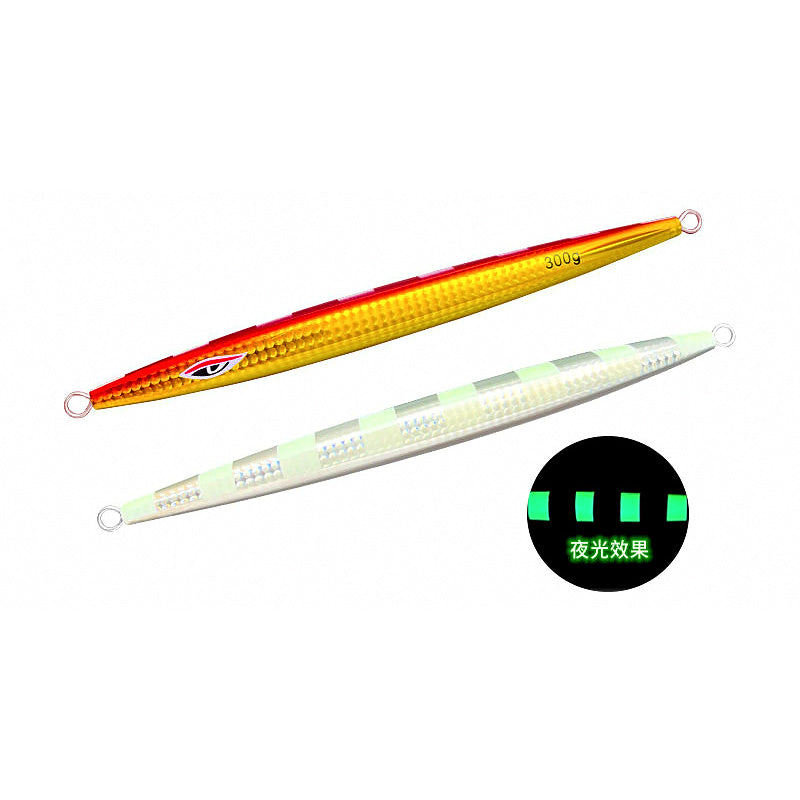 Deep-Sea Glow Iron Plate Jig, 300–500 g (10.6–17.6 oz)