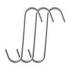 Stainless Steel S Hooks, 4–10 mm Thick, 22–30 cm Long